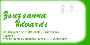 zsuzsanna udvardi business card